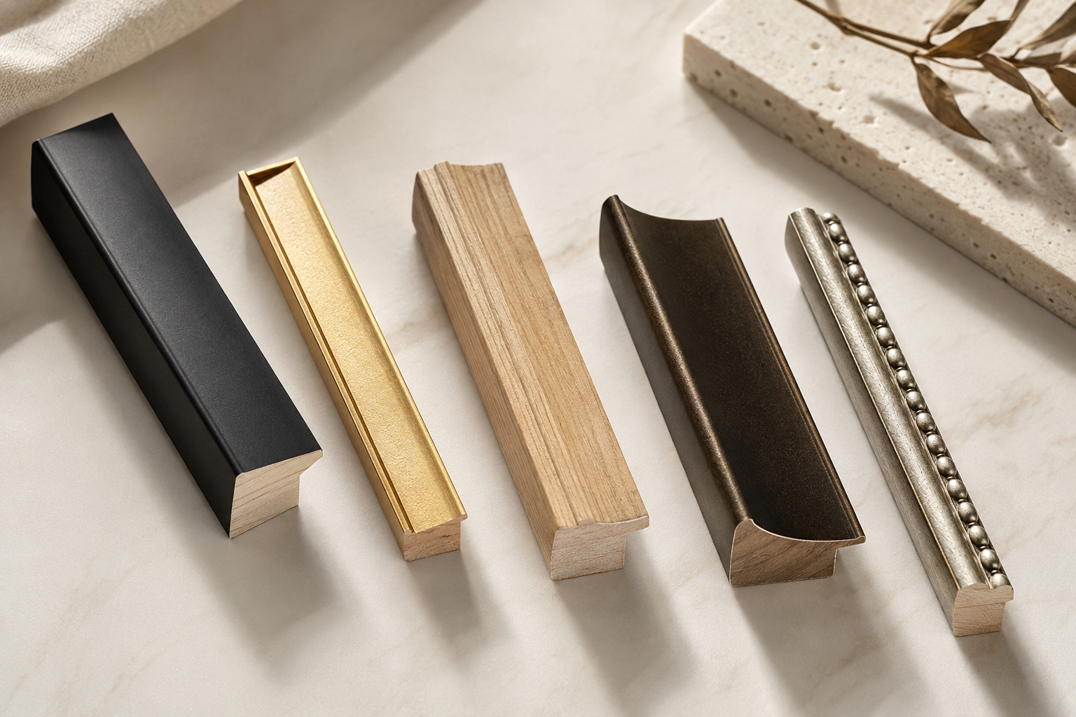 Curated picture frame profile samples