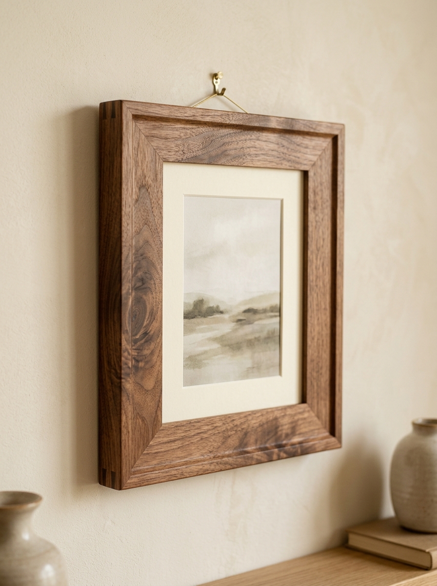Natural Oak — warm wood grain frame